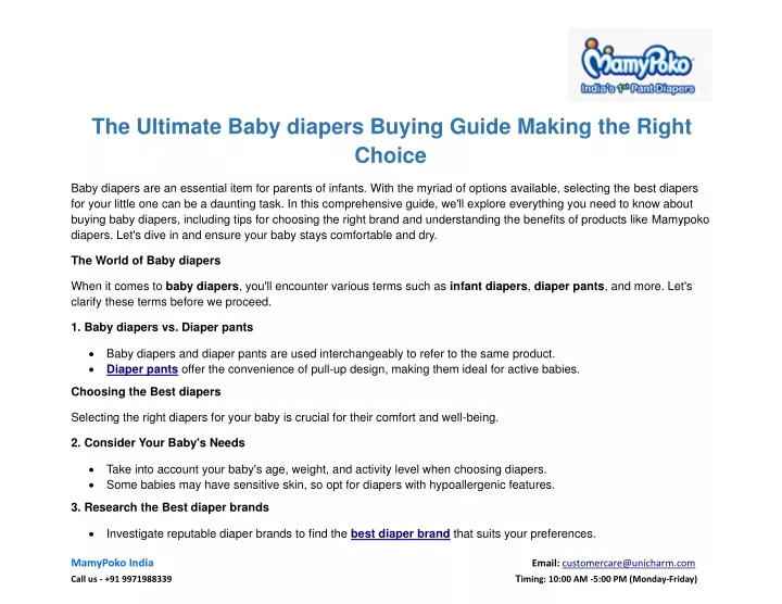 the ultimate baby diapers buying guide making