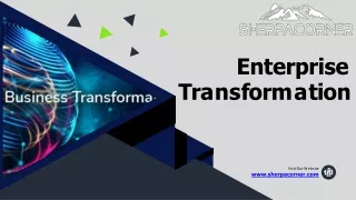 enterprise t r a n s f o r m a t i o n