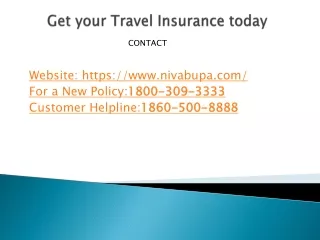 Buy Travel insurance