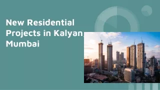 New Residential Projects in Kalyan, Mumbai