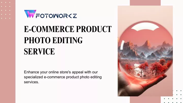 e commerce product photo editing service