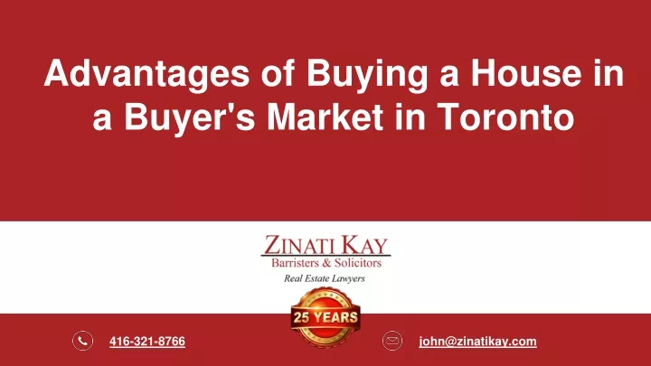 advantages of buying a house in a buyer s market