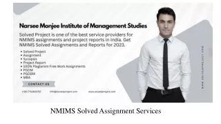 nmims solved assignment services