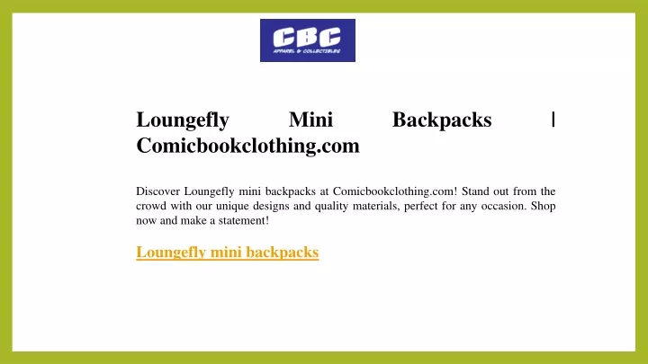 loungefly mini backpacks comicbookclothing