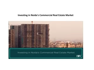 Investing in Noida's Commercial Real Estate Market
