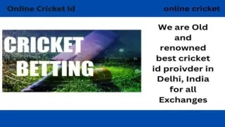 Best Online Cricket Id Provider in India