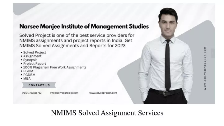nmims solved assignment services