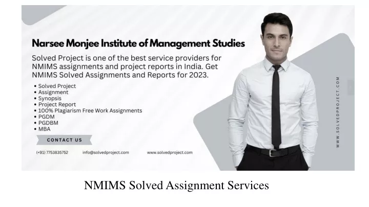 nmims solved assignment free