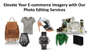 E-commerce Product Photo Editing Service