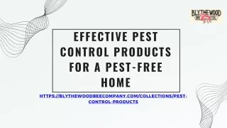 Pest Control Products - Your Solution to Pest Problems