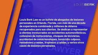 abogados de accidentes de automovil - Louis Berk Law