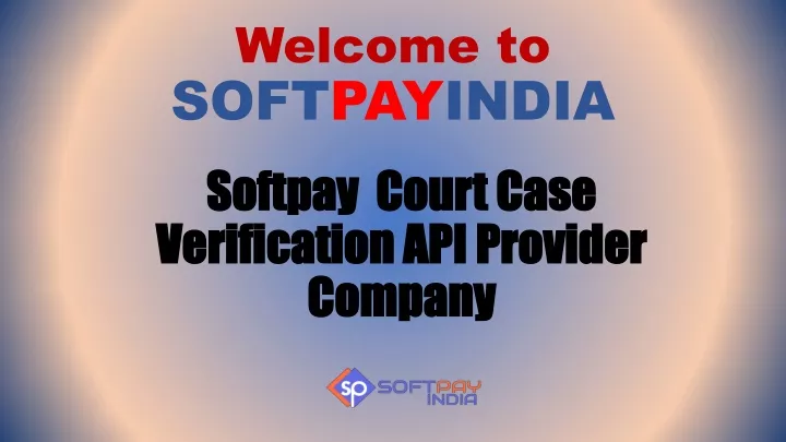 welcome to soft pay india