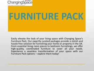 FURNITURE PACK