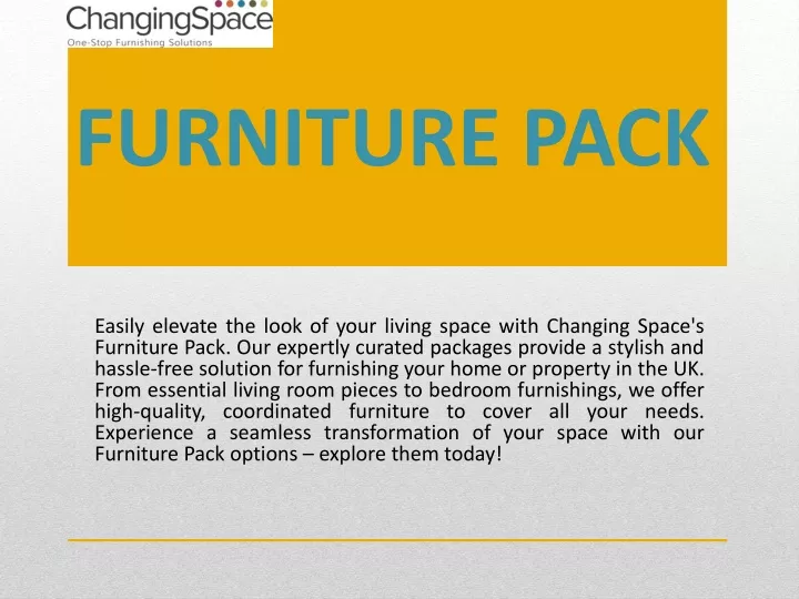 furniture pack