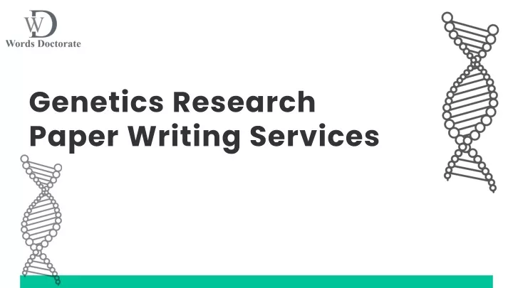 genetics research paper writing services