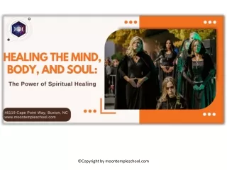 Healing the Mind, Body, and Soul The Power of Spiritual Healing