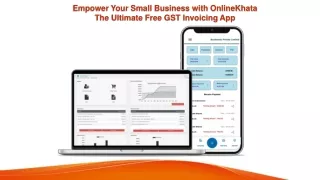 Empower Your Small Business with OnlineKhata - The Ultimate Free GST Invoicing App - Onlinekhata