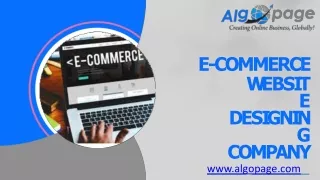 E-Commerce Website Designing Company