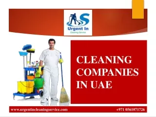 CLEANING COMPANIES  IN UAE (1) pptx