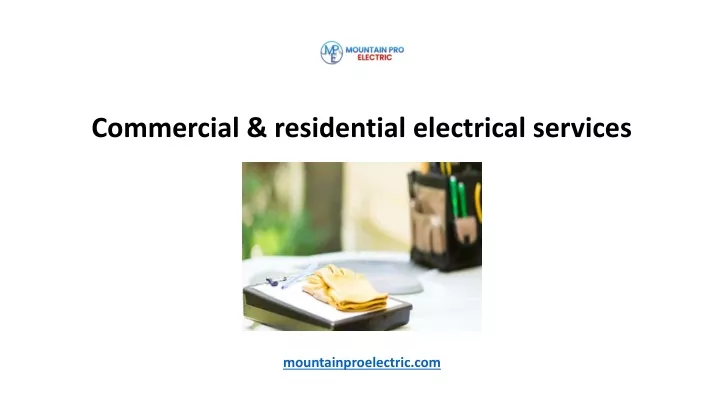 commercial residential electrical services