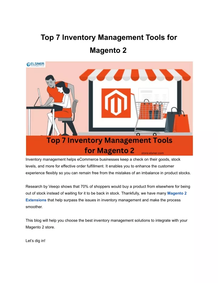 top 7 inventory management tools for