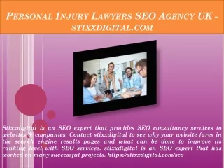 Personal Injury Lawyers SEO Agency UK - stixxdigital.com