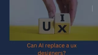 can ai replace a ux designers