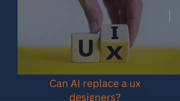can ai replace a ux designers