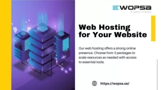Choose the Affordable Web Hosting for Your Website | Wopsa