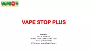 Vape stop plus wichita 1