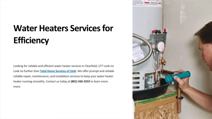 water heaters services for efficiency
