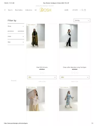 Buy Women's Cardigans Online in Dubai