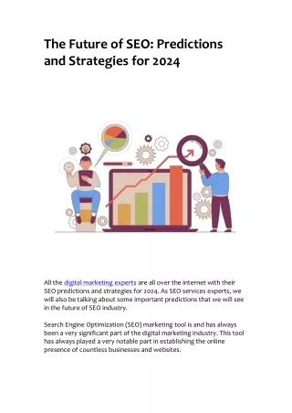 The Future of SEO: Predictions and Strategies for 2024