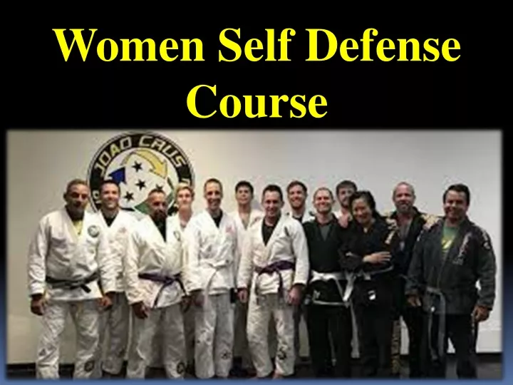 women self defense course