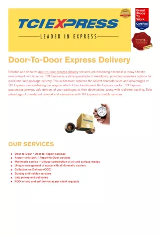 door to door express delivery