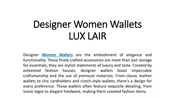 designer designer women wallets women wallets