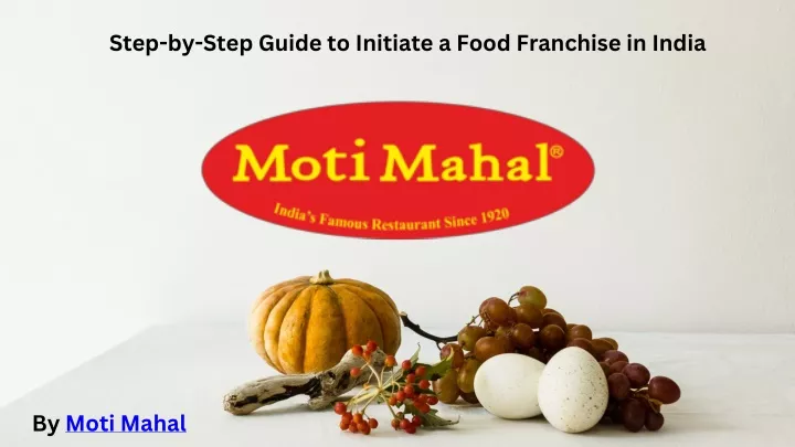 step by step guide to initiate a food franchise