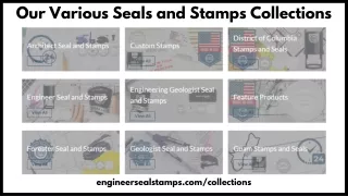 our various seals and stamps collections