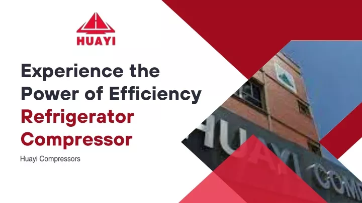 experience the power of efficiency refrigerator