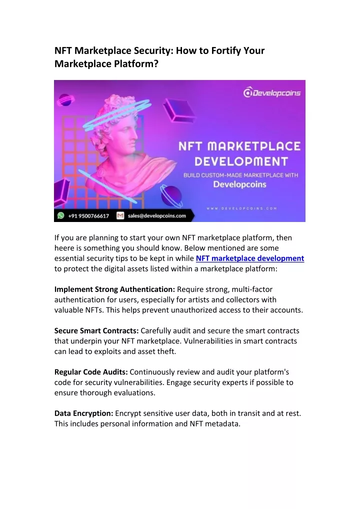 nft marketplace security how to fortify your