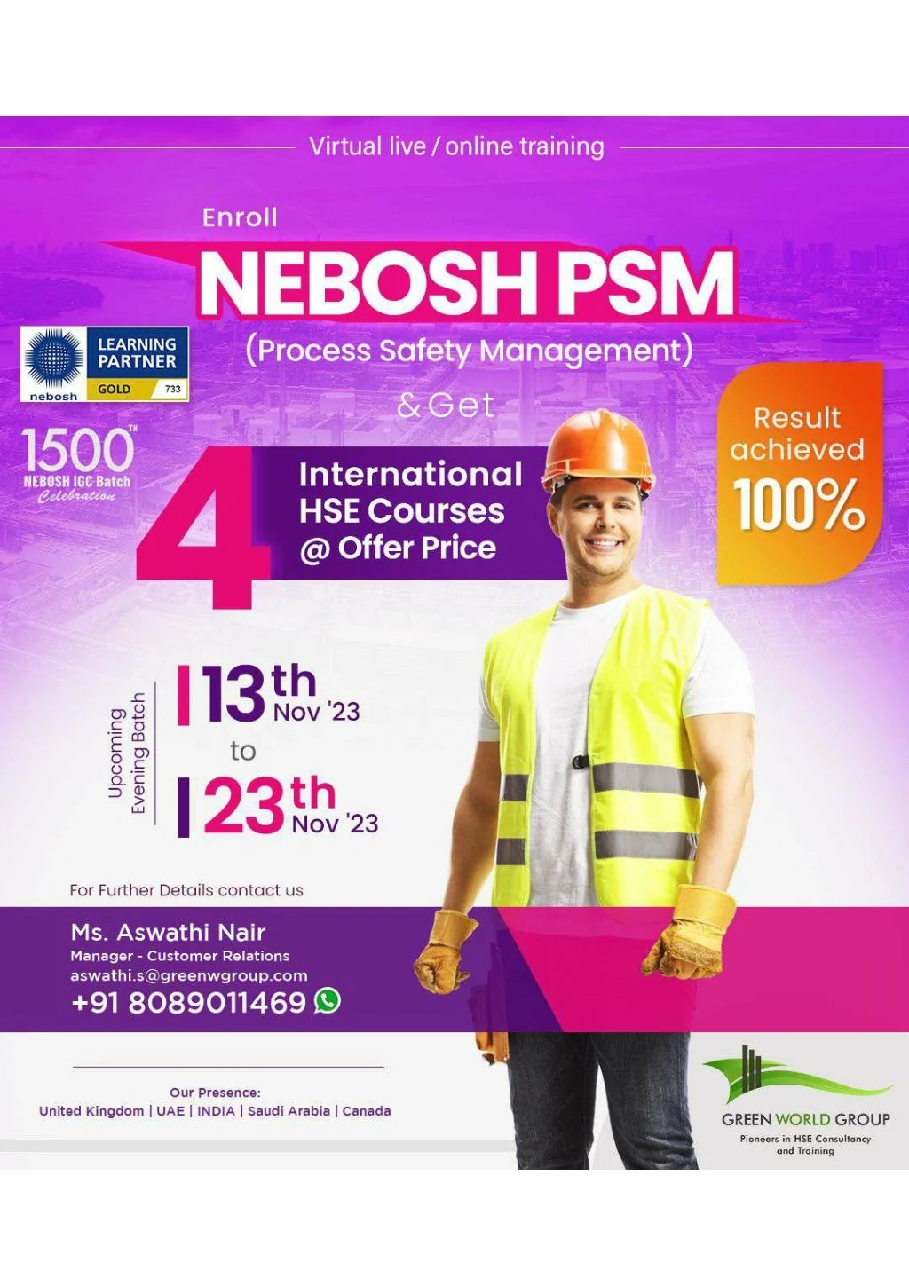 PPT - Advantages of Nebosh PSM Course in Middle East Countries with ...