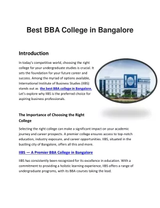 Best BBA Colleges in Bangalor (1)