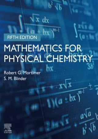 PDF_ Read ebook [PDF]  Mathematics for Physical Chemistry android