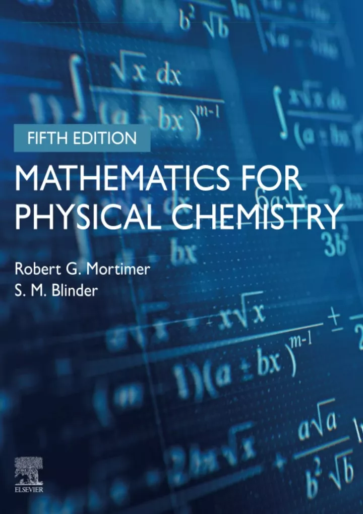 read ebook pdf mathematics for physical chemistry
