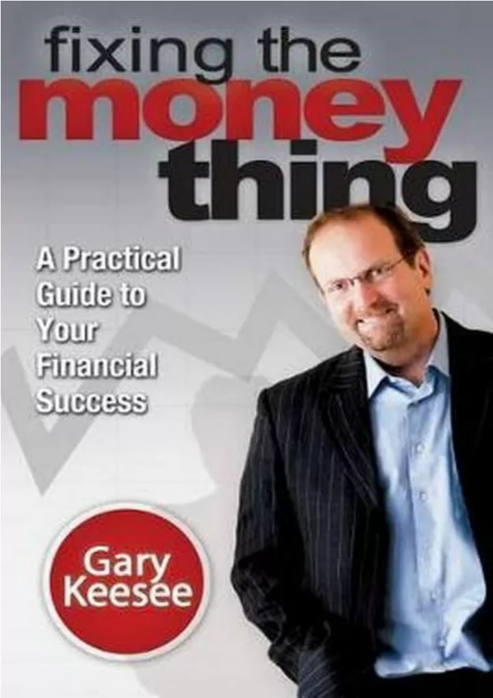 pdf read online fixing the money thing download