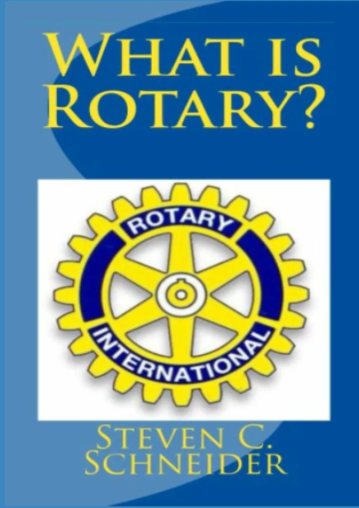 pdf read online what is rotary essential