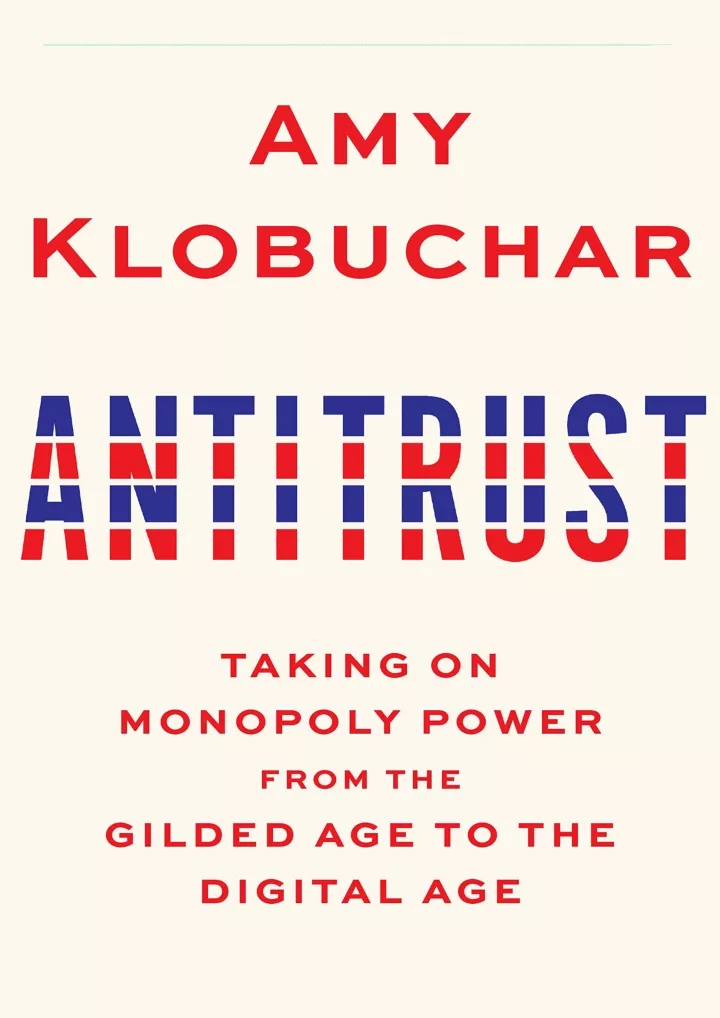 pdf read download antitrust taking on monopoly