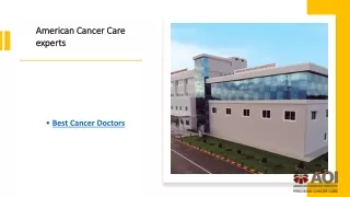 Best Cancer Doctors | American Oncology Institute