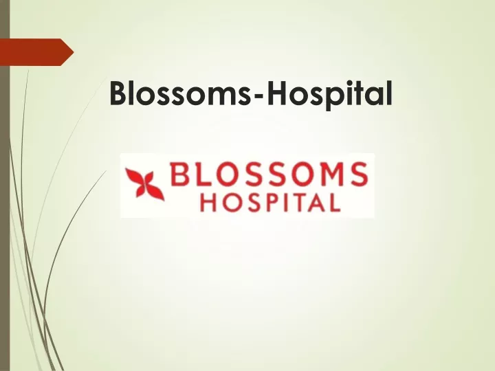 blossoms hospital