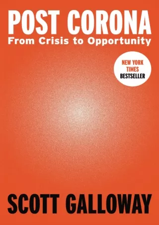Read ebook [PDF] [PDF READ ONLINE]  Post Corona: From Crisis to Opportunity down